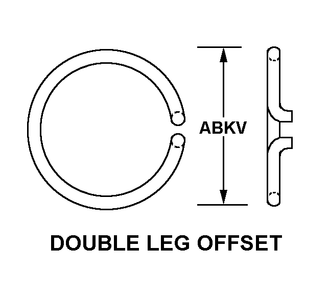 DOUBLE LEG OFFSET style nsn 5325-00-597-4311