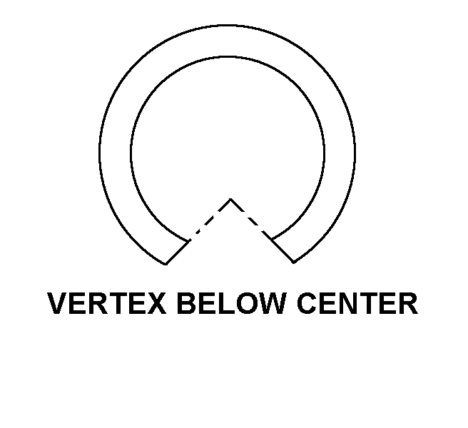VERTEX BELOW CENTER style nsn 5325-00-133-4581