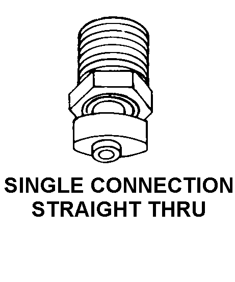 SINGLE CONNECTION STRAIGHT THRU style nsn 4820-01-089-6130