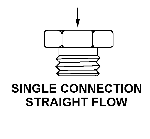 SINGLE CONNECTION, STRAIGHT FLOW style nsn 4820-00-906-1149