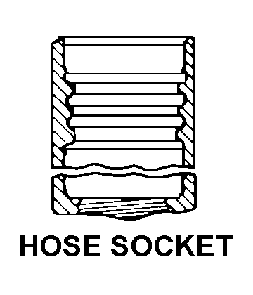 HOSE SOCKET style nsn 4820-01-179-5374