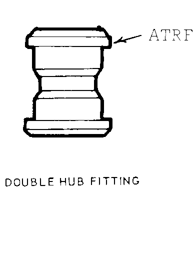 DOUBLE HUB FITTING style nsn 4730-01-014-6854