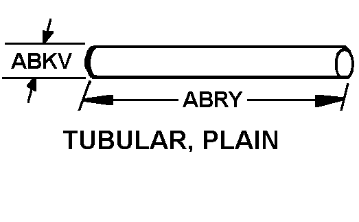 TUBULAR, PLAIN style nsn 4540-01-192-5755