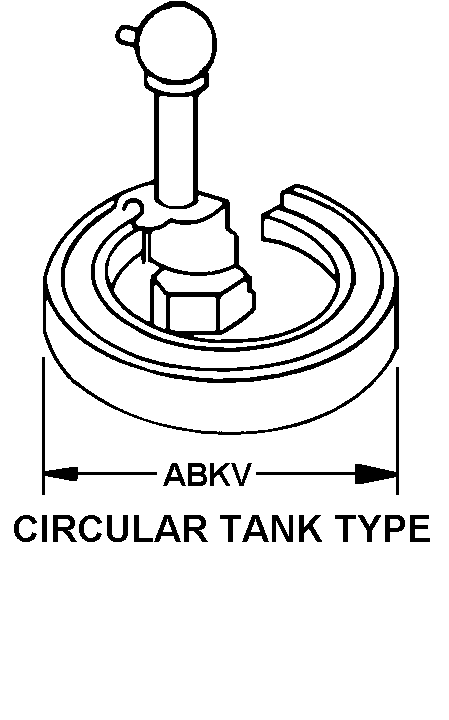 CIRCULAR TANK TYPE style nsn 4540-01-277-4101