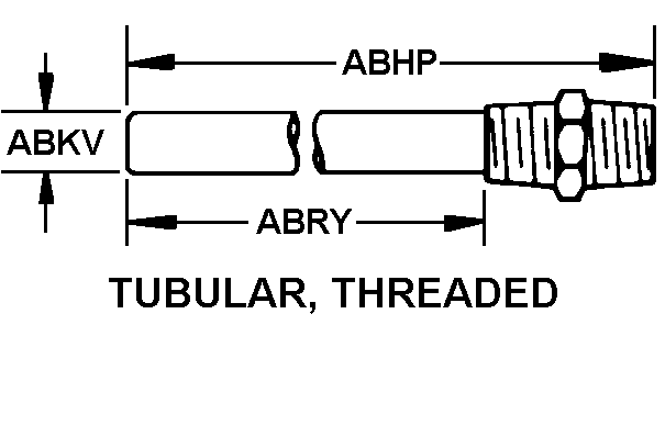 TUBULAR, THREADED style nsn 4540-00-448-3757