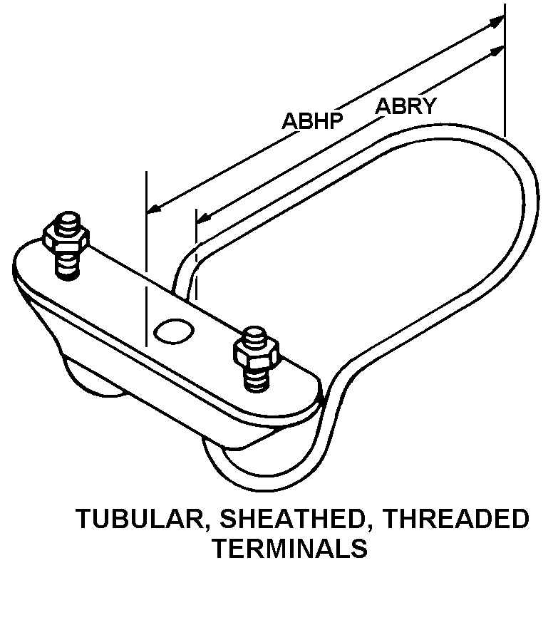 TUBULAR, SHEATHED, THREADED TERMINALS style nsn 4520-00-203-9791