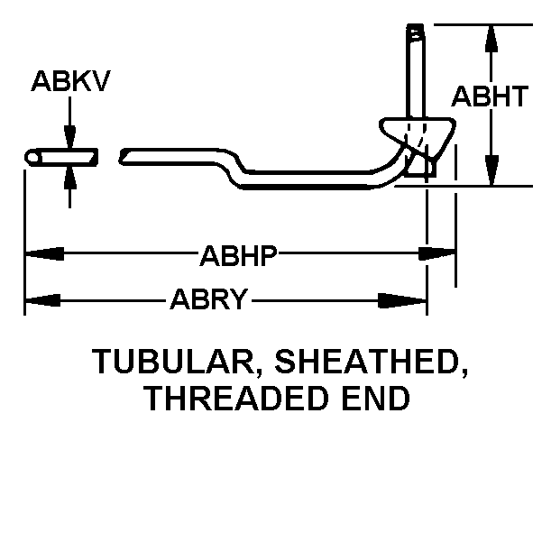 TUBULAR, SHEATHED, THREADED END style nsn 4540-00-595-3141