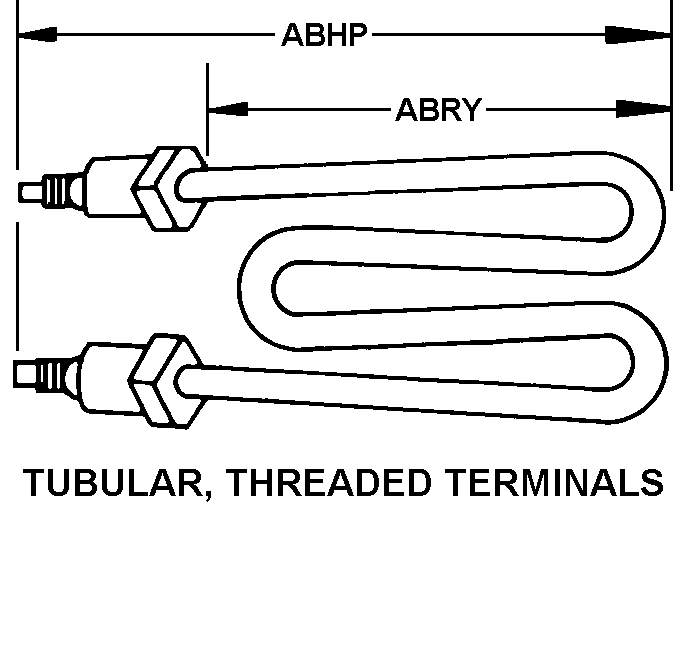 TUBULAR, THREADED TERMINALS style nsn 4520-00-256-2769