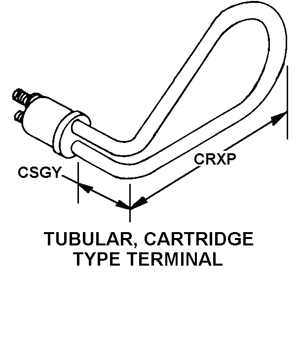 TUBULAR, CARTRIDGE TYPE TERMINAL style nsn 4520-01-287-9196
