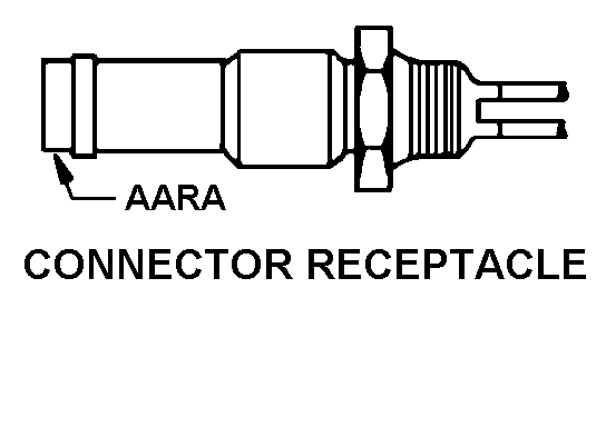 CONNECTOR RECEPTACLE style nsn 4540-00-998-2609