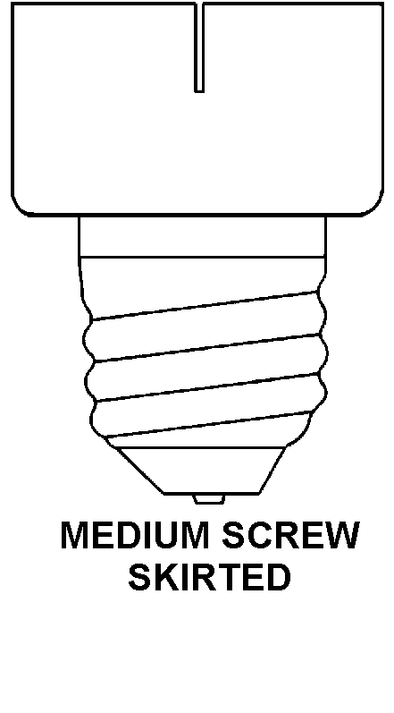 MEDIUM SCREW SKIRTED style nsn 4540-01-197-8399