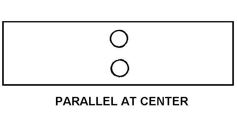 PARALLEL AT CENTER style nsn 4520-00-203-7610