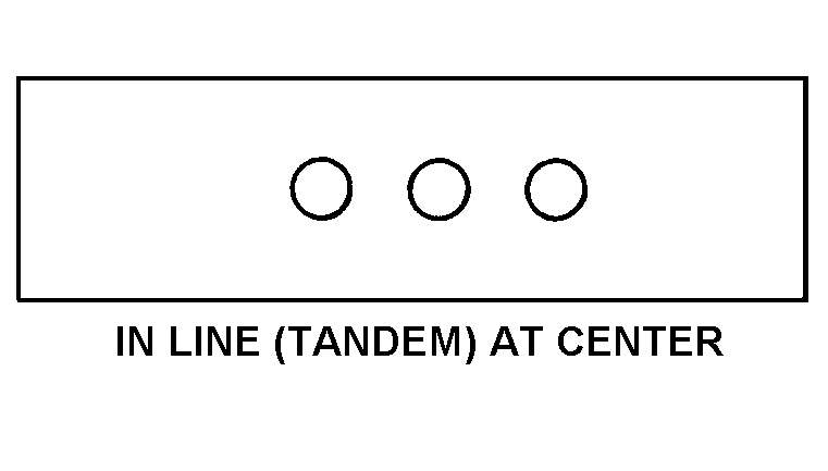 IN LINE (TANDEM) AT CENTER style nsn 4520-01-117-6753