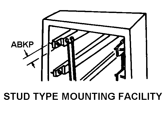 STUD TYPE MOUNTING FACILITY style nsn 4520-00-555-0468