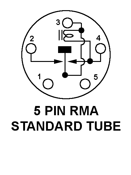 5 PIN STANDARD TUBE style nsn 5945-00-337-6759