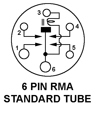 6 PIN STANDARD TUBE style nsn 6130-00-635-3513