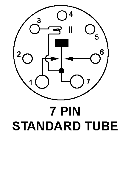 7 PIN STANDARD TUBE style nsn 5945-00-034-6576