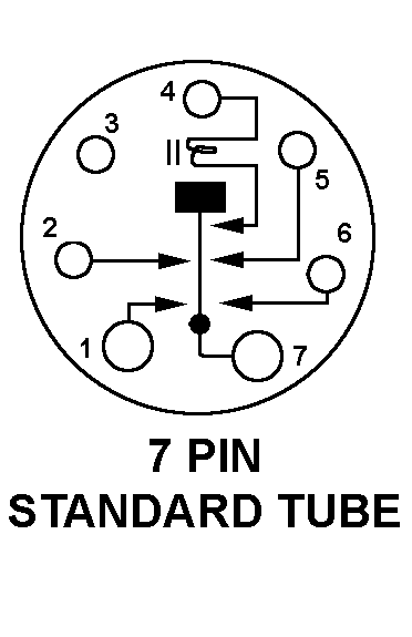 7 PIN STANDARD TUBE style nsn 5945-00-034-6576