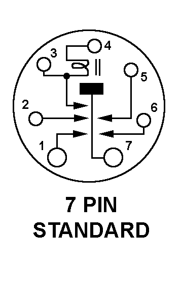 7 PIN STANDARD TUBE style nsn 5945-00-445-1328