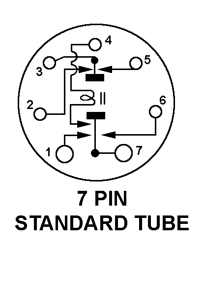 7 PIN STANDARD TUBE style nsn 5945-00-445-1328