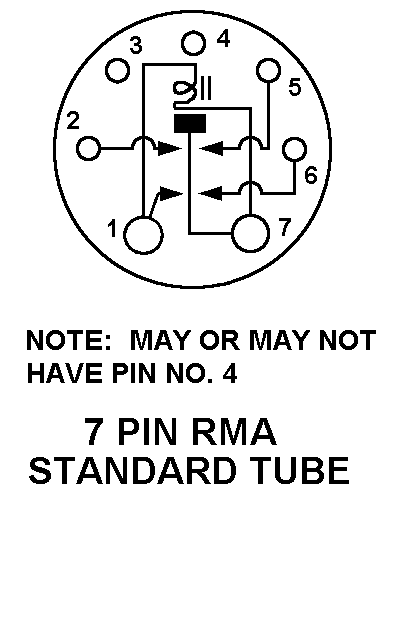 7 PIN STANDARD TUBE style nsn 5945-00-890-8228
