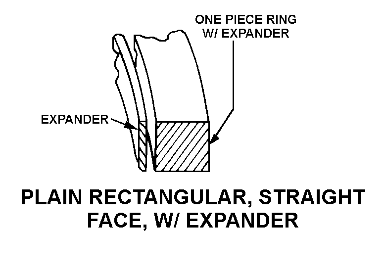 PLAIN RECTANGULAR, STRAIGHT FACE, W/EXPANDER style nsn 2805-00-968-8523