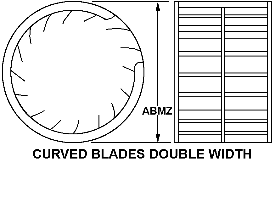 CURVED BLADES DOUBLE WIDTH style nsn 4140-01-530-5755