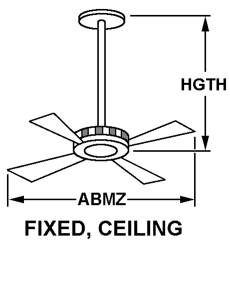 FIXED, CEILING style nsn 4140-01-429-2667