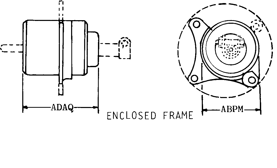 ENCLOSED FRAME style nsn 5945-01-150-6501