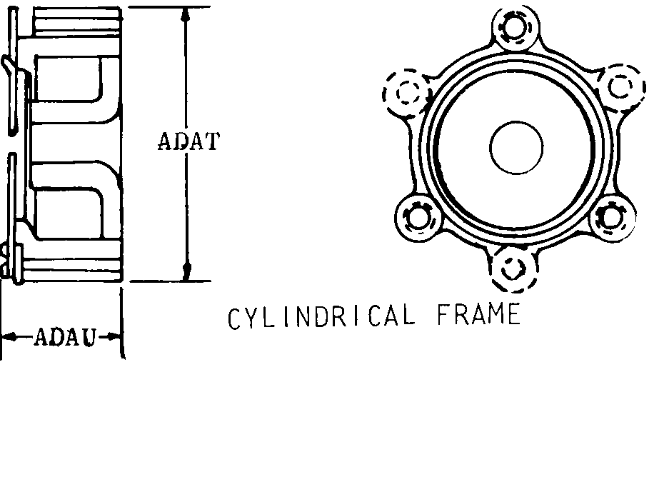 CYLINDRICAL FRAME style nsn 5945-01-324-9602