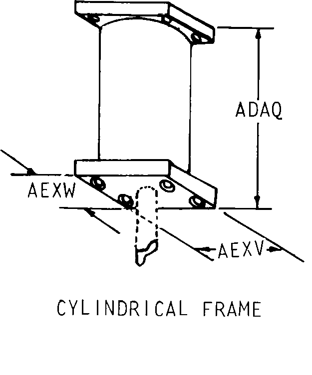 CYLINDRICAL FRAME style nsn 5945-01-324-9602