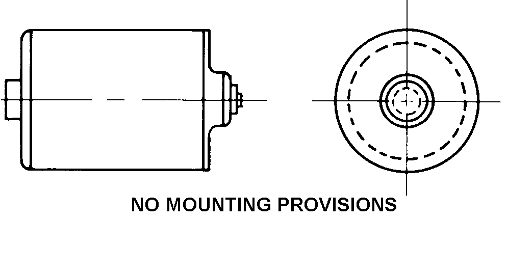 NO MOUNTING PROVISIONS style nsn 2920-00-695-0539