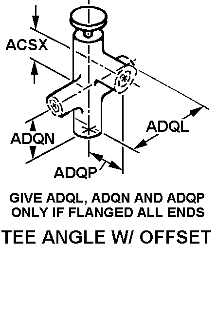 TEE ANGLE W/OFFSET style nsn 4820-01-087-5901