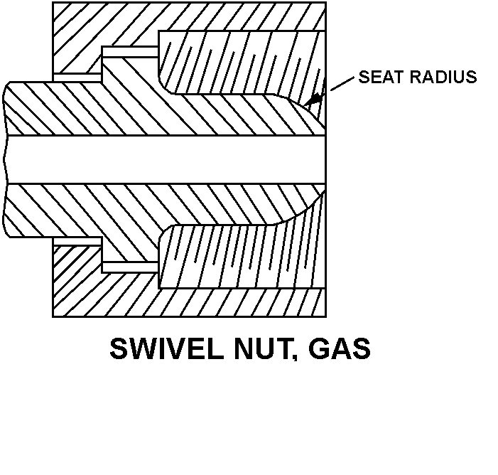 SWIVEL NUT, GAS style nsn 4820-00-618-1198