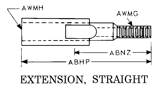 EXTENSION, STRAIGHT style nsn 2640-00-917-2603