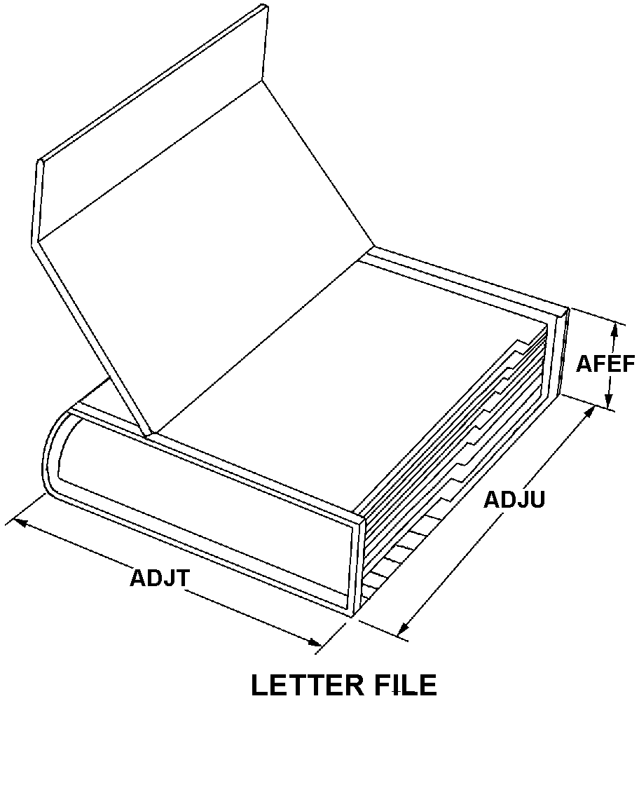 LETTER FILE style nsn 7520-00-281-5932