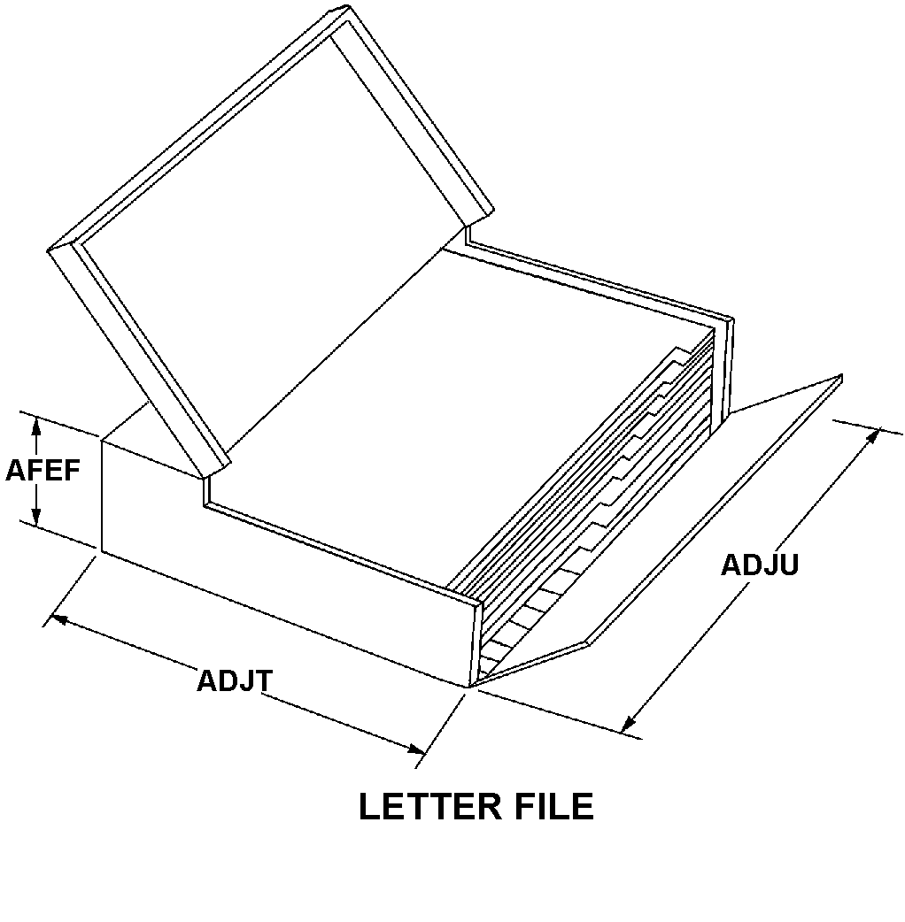 LETTER FILE style nsn 7520-00-281-5932