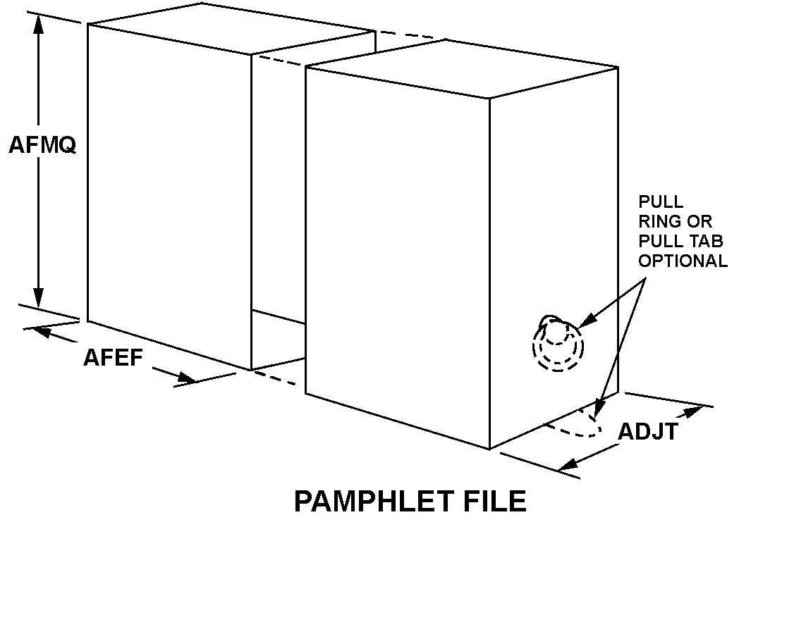 PAMPHLET FILE style nsn 7520-01-051-4417