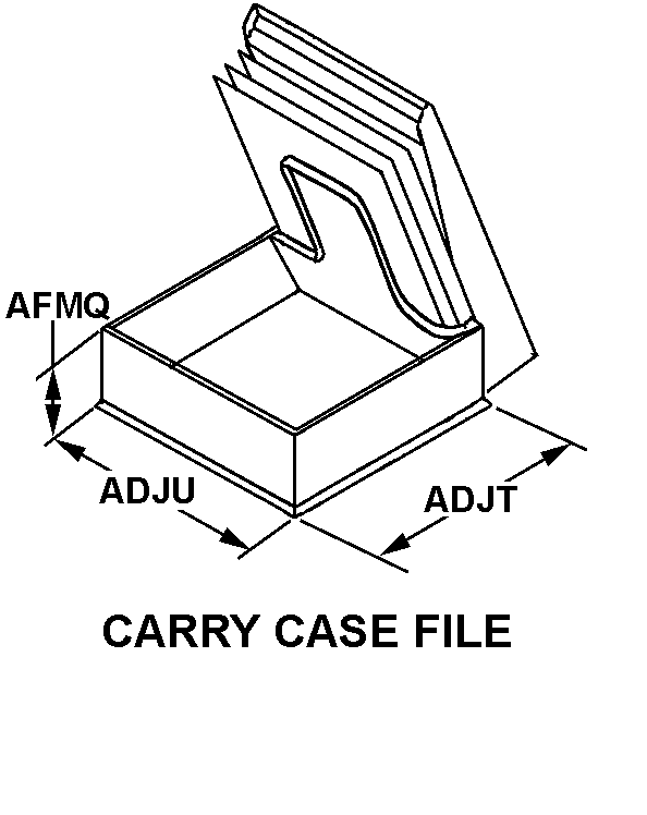 CARRY CASE FILE style nsn 7045-01-330-2433