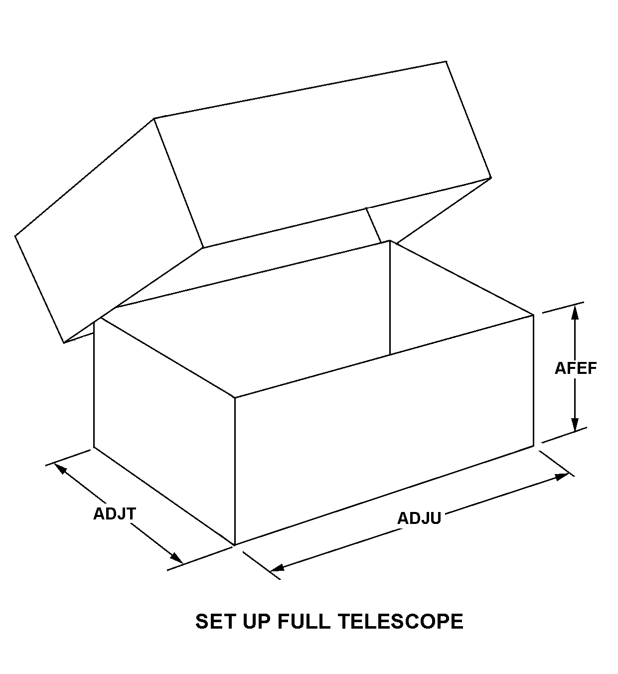 SET UP FULL TELESCOPE style nsn 8140-01-051-0852