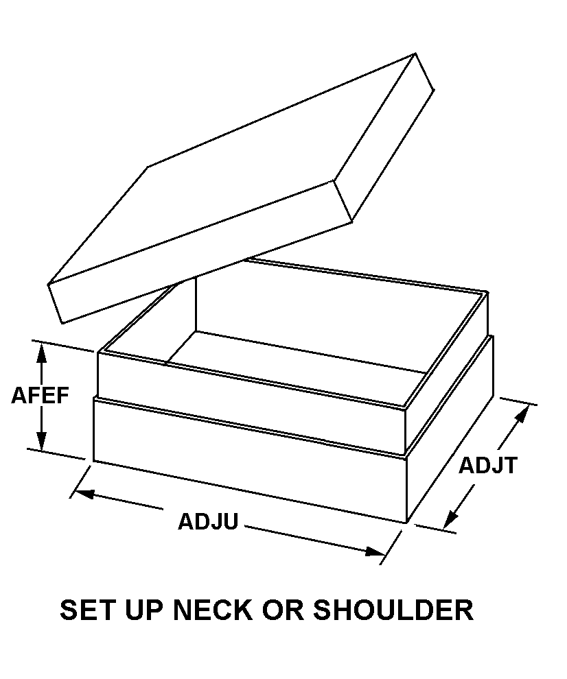 SET UP NECK OR SHOULDER style nsn 8140-01-055-5382