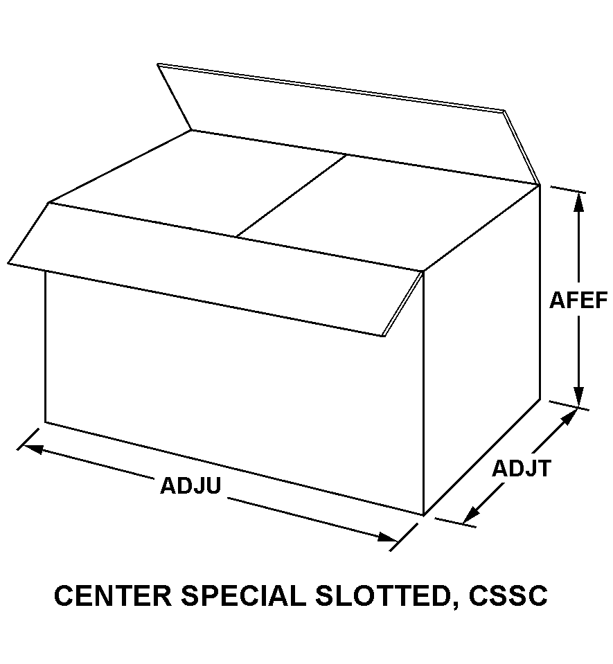 CENTER SPECIAL SLOTTED, CSSC style nsn 8115-00-845-6203
