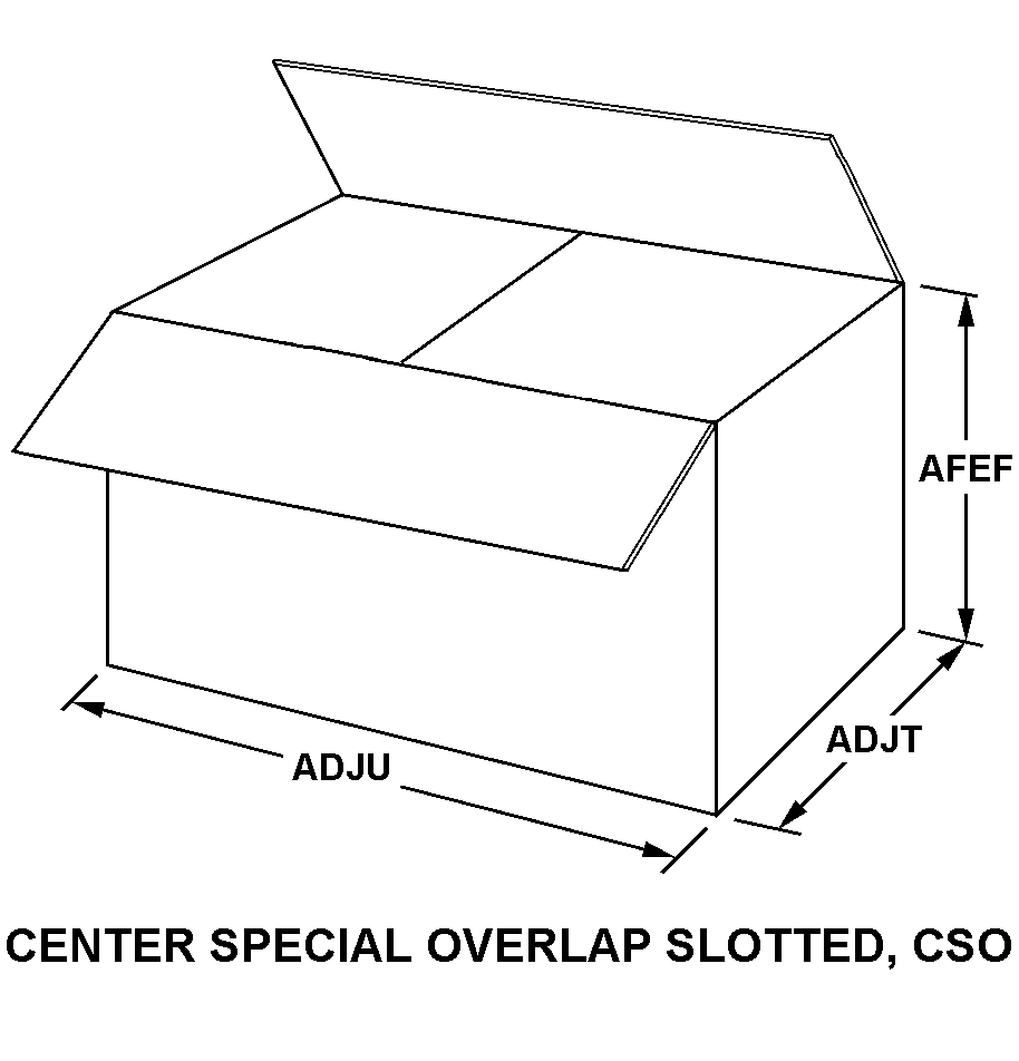 CENTER SPECIAL OVERLAP SLOTTED, CSO style nsn 8115-00-773-8220