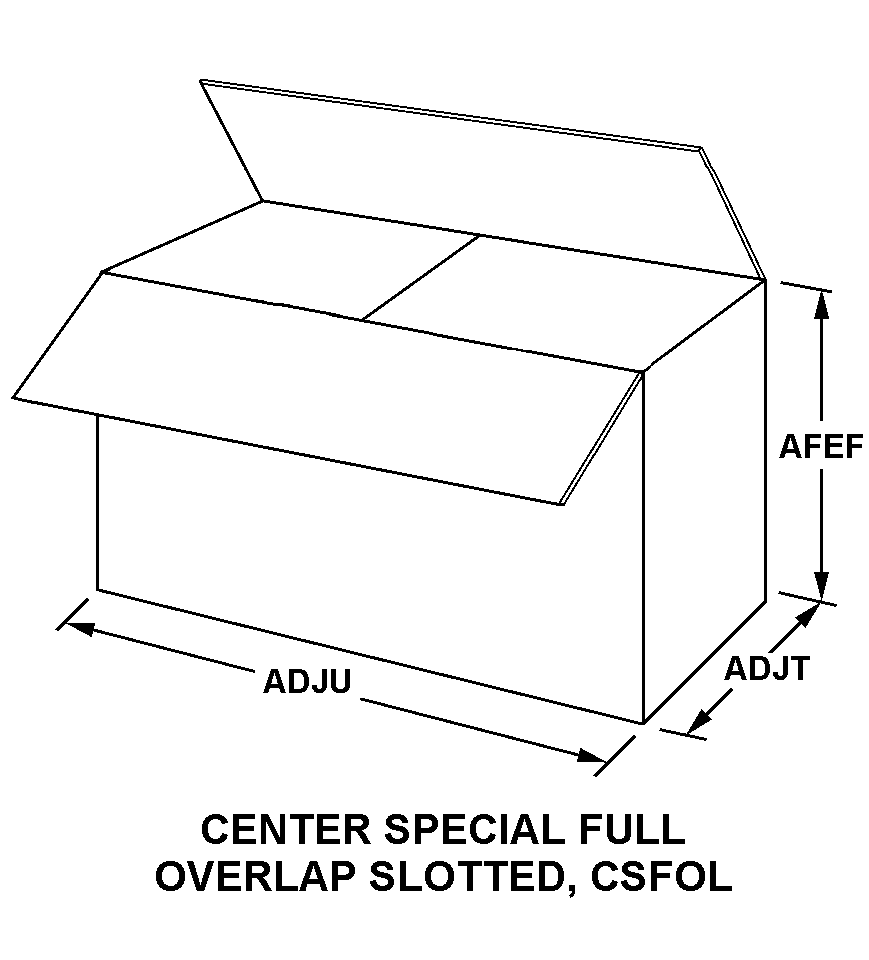 CENTER SPECIAL FULL OVERLAP SLOTTED, CSFOL style nsn 8115-00-179-0551