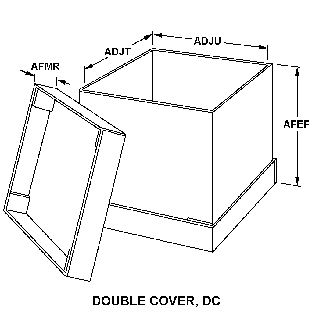 DOUBLE COVER, DC style nsn 8115-00-901-6430