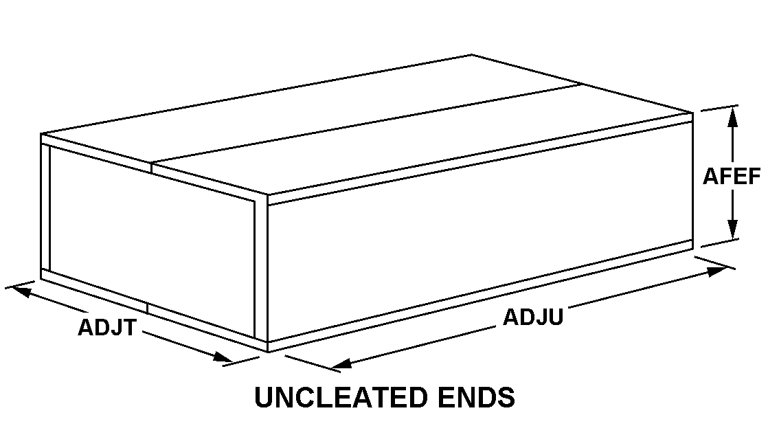 UNCLEATED ENDS style nsn 8115-00-063-5178