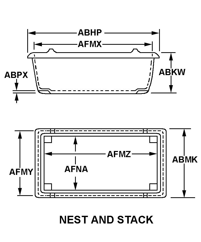 NEST AND STACK style nsn 3990-01-073-0103