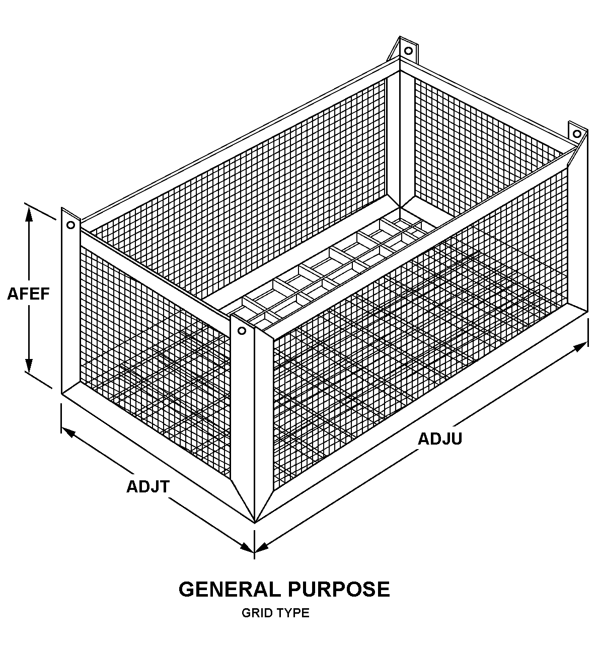 GENERAL PURPOSE GRID TYPE style nsn 3990-01-399-5133