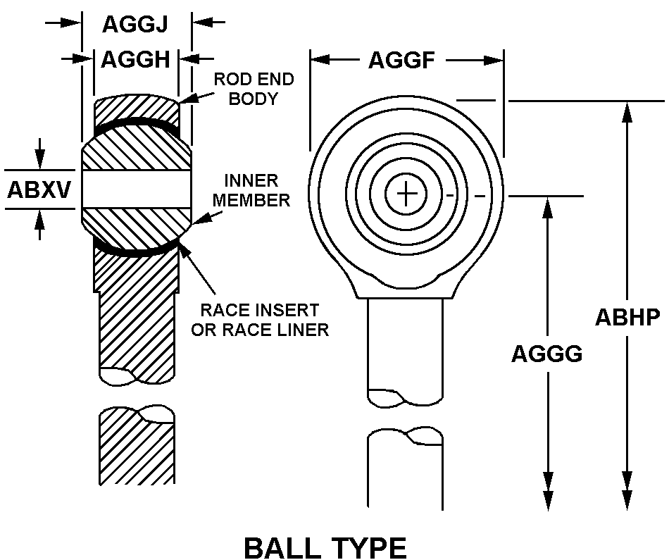 BALL TYPE style nsn 3120-00-918-2980