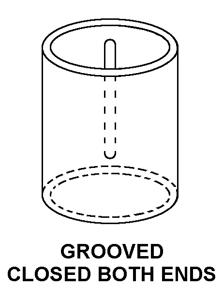 GROOVED CLOSED BOTH ENDS style nsn 3120-00-390-3790